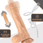 Dr. Skin Silicone - Dr. Grey - 7.0" Thrusting Dildo - Vanilla (7.5" While Thrusting) - Image 3