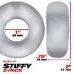 Stiffy 2-Pack Bulge-Rings - Clear Ice - Image 3