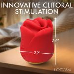 Sweet Kiss Kissing & Vibrating Clitoral Stimulator - Red - Image 2