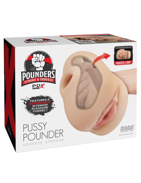 VAAsCyuT Pdx Plus Pussy Pounder Squeeze Stroker - Light - Image 1