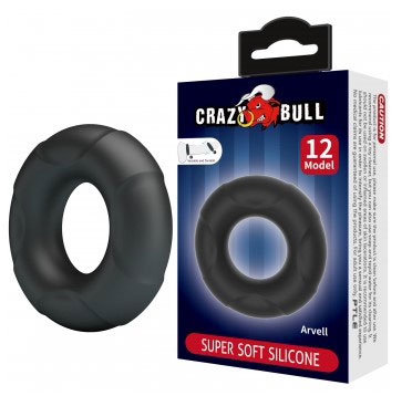 VBVDk4Wo Arvell - Cockring Super Soft Silicone - Black - Image 1