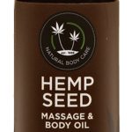 Hemp Seed Massage and Body Oil - Naked in the Woods - 2 Fl. Oz/ 60ml