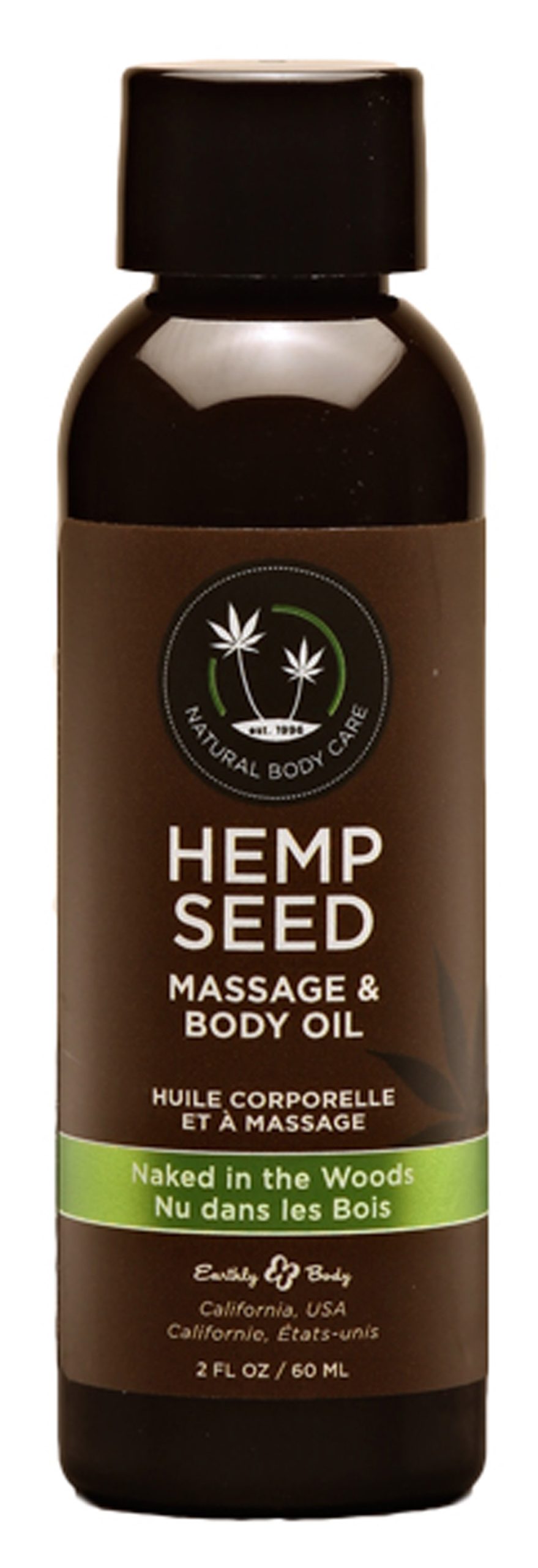 VDfAXfmBrqK3jO0B9aI6yrPeXuDT6GwQ Hemp Seed Massage and Body Oil - Naked in the Woods - 2 Fl. Oz/ 60ml - Image 1