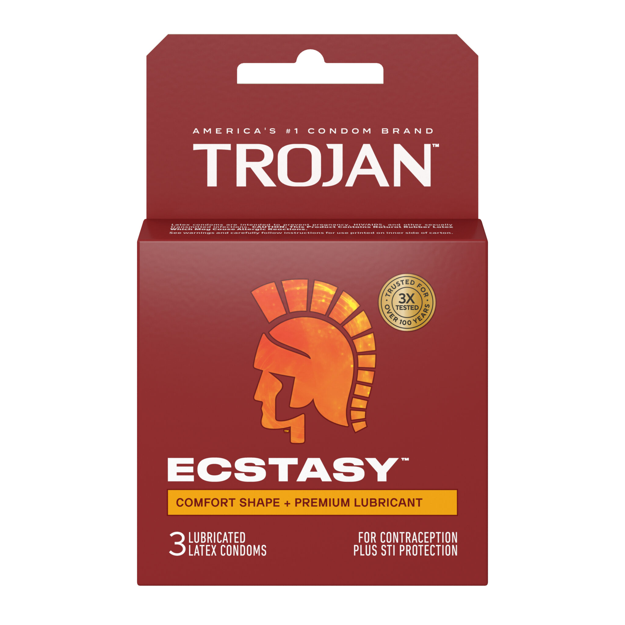 VLZ5oVwZ Trojan Ultra Ribbed Ecstasy - 3 Pack - Image 1