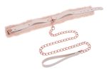 Peaches N Creame Fur Collar and Leash - Pink - Image 3