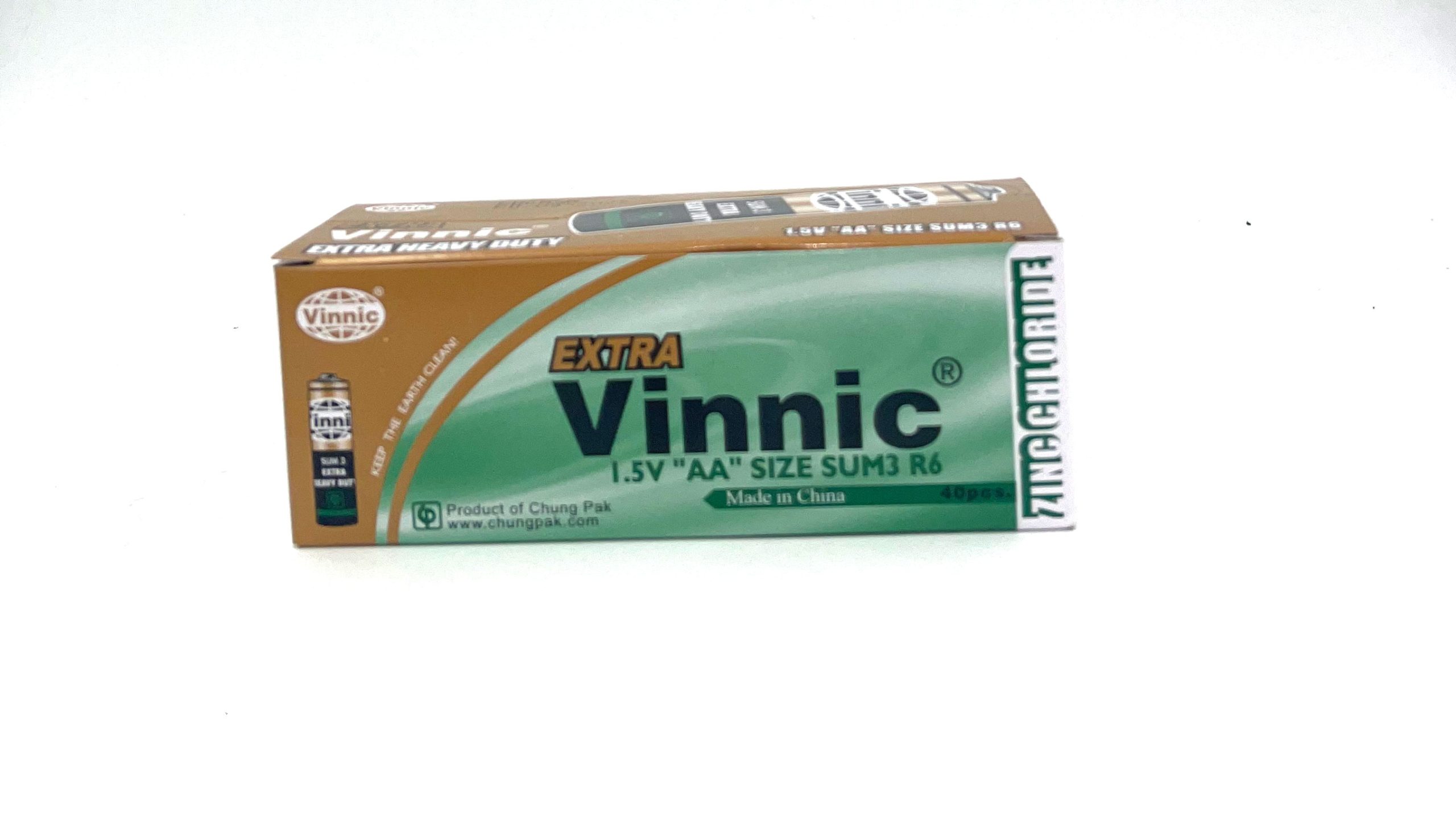 VVy3VHSnCsgOdG0mApSxQke9IKmK45eS Vinnic Extra Heavy Duty AA Batteries- 40 Pcs. Box - Image 1