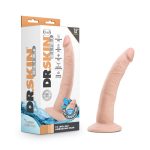 Dr. Skin Glide - 7.5 Inch Self Lubricating Dildo - Vanilla - Image 4
