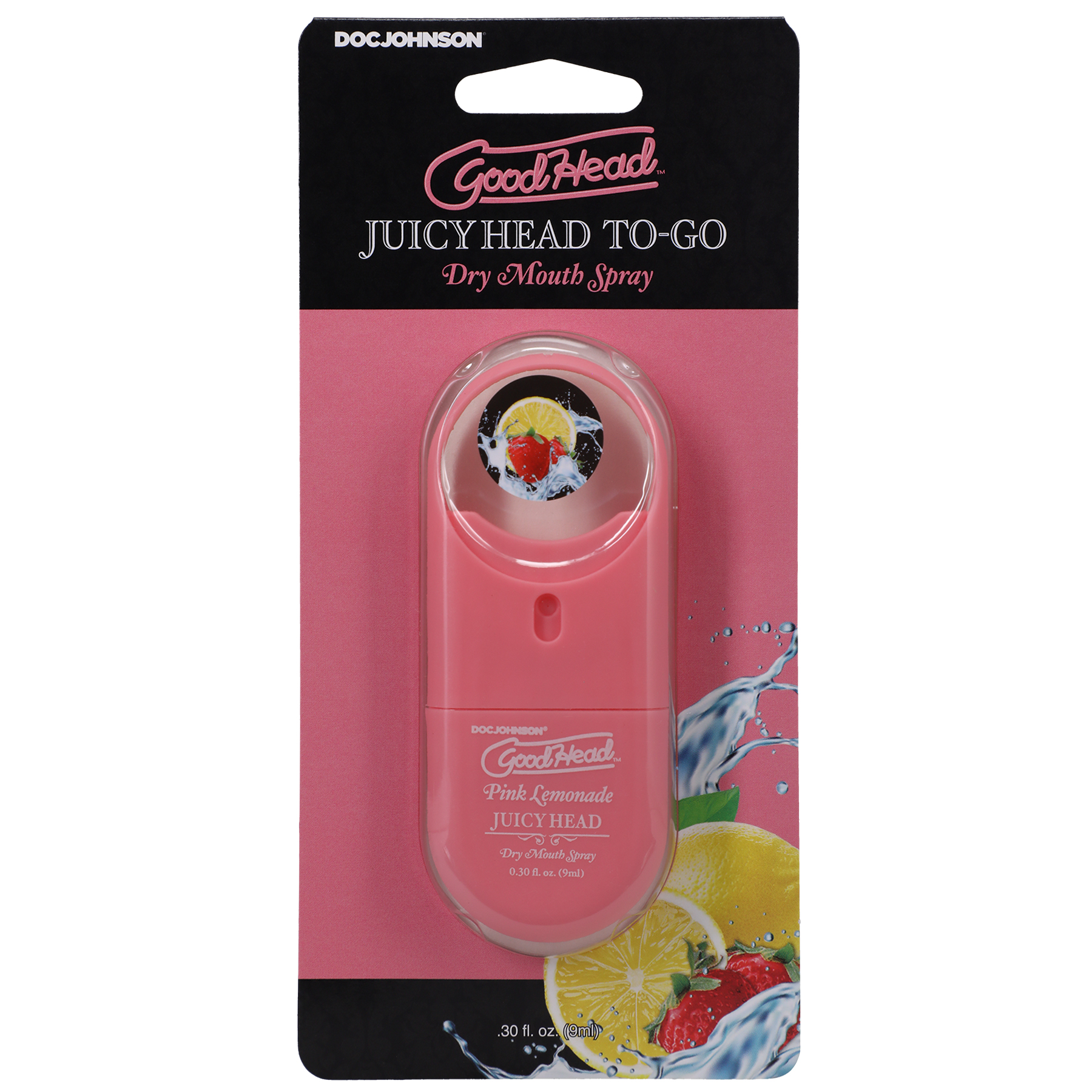 Va2hz045aJjM52XD9iUX6G0kv6QXvEnw Goodhead - Juicy Head Dry Mouth Spray to-Go .30 Fl - Pink Lemonade - Image 1