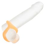 Alpha Glow-in-the-Dark Liquid Silicone Teardrop Ring - Orange - Image 5