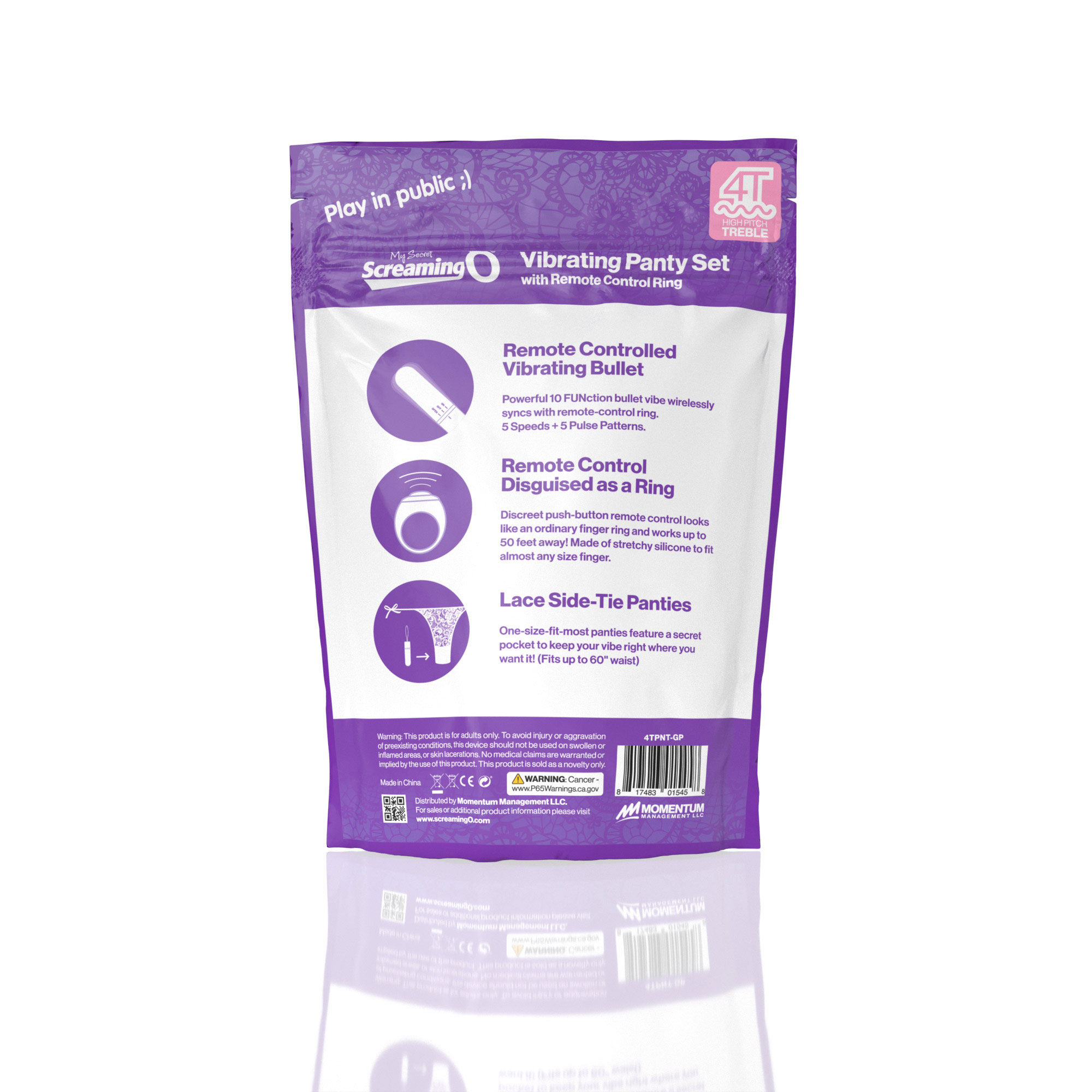 VqtPumwSB2lDCWzwv0ROwJLwXxTmrSdg Screaming O 4t - Vibrating Panty Set With Remote Control Ring - Grape - Image 1