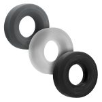 Hunkyjunk Huj3 C-Ring 3 Pk - Tar / Multi - Image 2