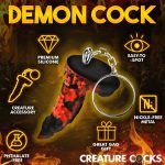 Fire Demon Keychain - Red/black - Image 2