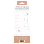Rialto Rechargeable Vibrator - Vanilla - Image 3