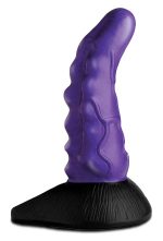 Orion Invader Veiny Space Alien Silicone Dildo - Purple - Image 3