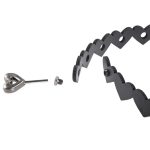 Heart Day Collar - Black