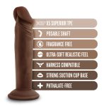 Dr. Skin Plus - 6 Inch Posable Dildo - Chocolate