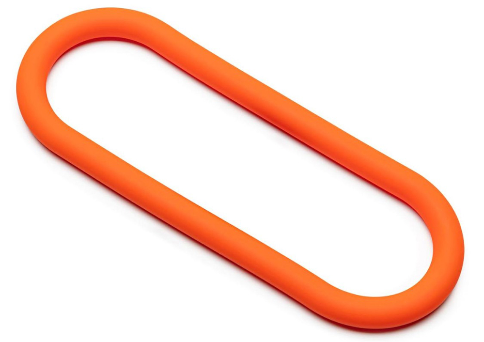 W6YZrNaZ Hefty Wrap Ring 12in 305mm Silicone - Orange - Image 1