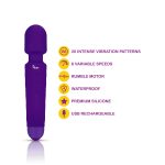 Tempest Wand Massager - Violet - Image 4