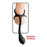 My Cockring Cring With Buttplug - Black - Image 2