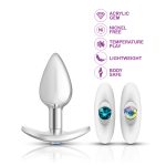 Silver Anchor Buttplug Kit - Clear Iridescent/teal - Image 5