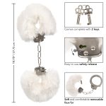 Ultra Fluffy Furry Cuffs - White - Image 3