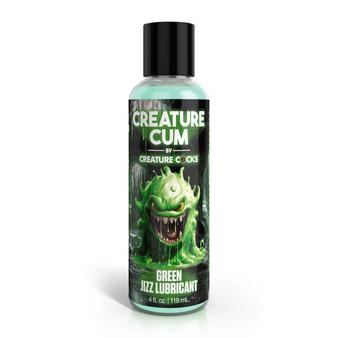 WWTMpQIm Creature Cum Green Water-Based Lubricant 4oz - Image 1