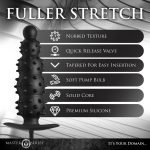 Ass Puffer Nubbed Inflatable Silicone Anal Plug - Black - Image 2