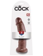 King Cock 9-Inch Cock - Brown - Image 4