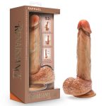 Renaissance - Raphael - 9.5 Inch Sliding Foreskin Dildo With Squeezable Balls - Tan - Image 7