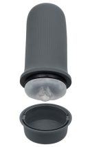Milk Master Grip-N-Stroke Pussy - Grey - Image 2