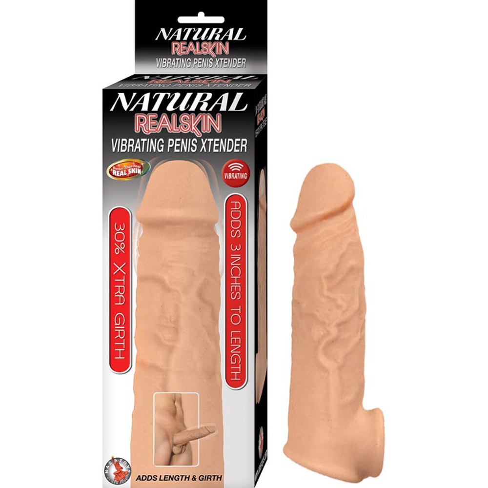 WxZ8a1lBDG4ABQ2pWOskwSnL8eltxFp0 Natural Realskin Vibrating Penis Xtender - Image 1