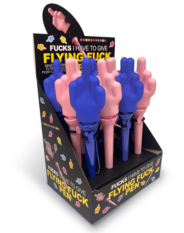 WyPT9d4o Fucks I Have to Give, Flying Fuck Pen - Display of 12ct - Image 1