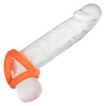 Alpha Liquid Silicone Tri-Ring - Orange Orange - Image 2
