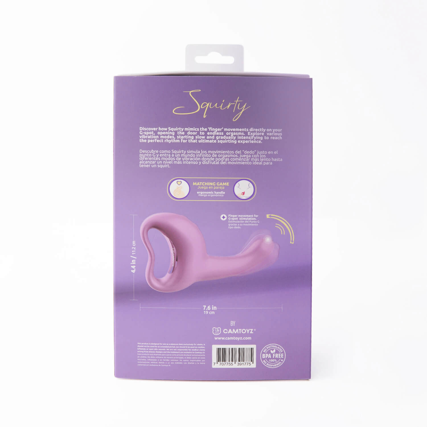 X0LSm713 Squirty Vibrator and Stimulator - Purple - Image 1