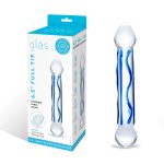 6.5 Inch Full Tip Textured Glass Dildo - Image 7