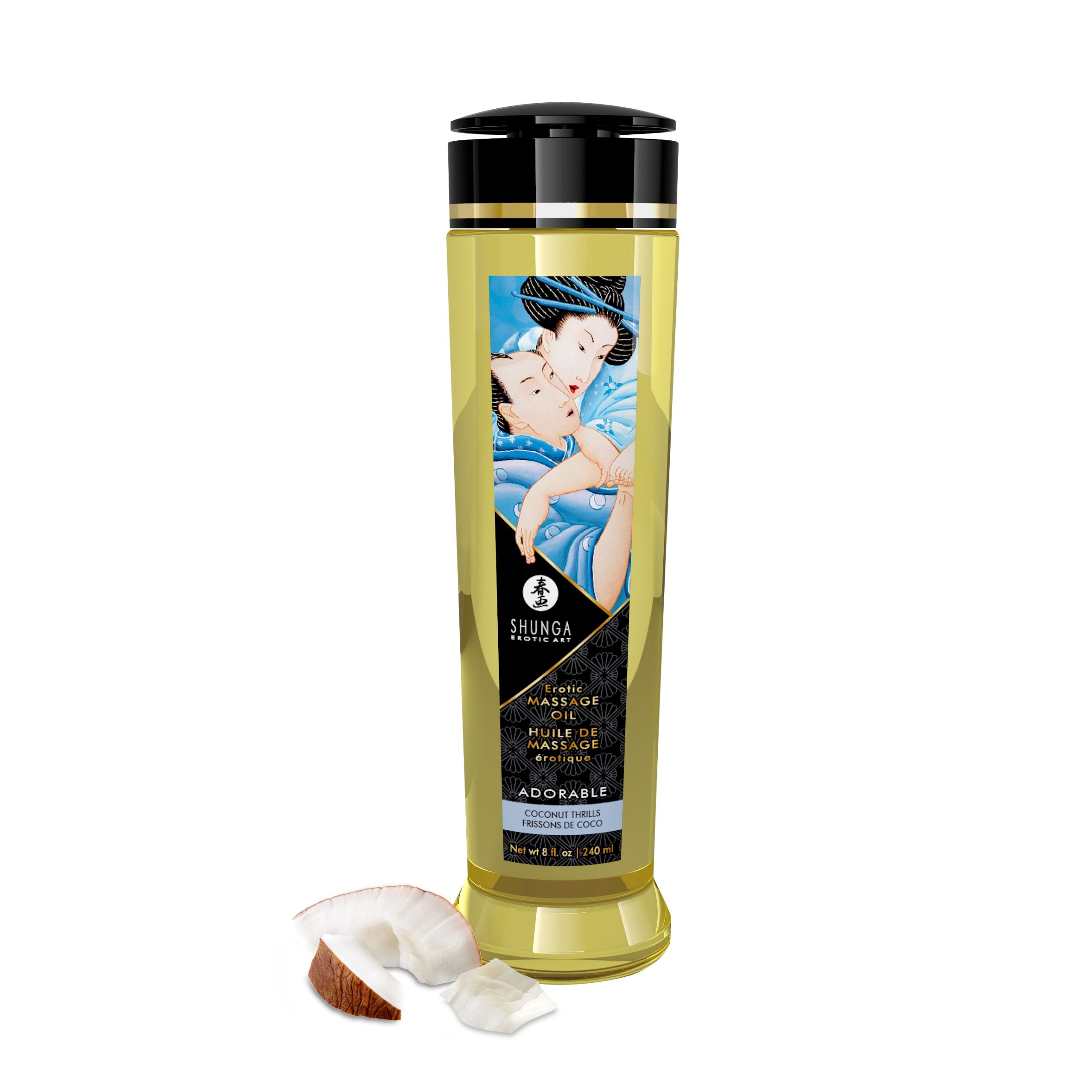 X7bdZHBLN00rTJ7TYghFtbTTVbcqHDmB Massage Oils - Adorable 8 Fl. Oz. Coconut Thrills - Image 1