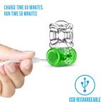 Play With Me Pleaser Rechargeable C-Ring Neon-Green - Image 4