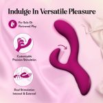 Blush Quinn Rabbit Vibrator Burgundy - Image 2