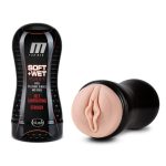 M for Men - Soft and Wet - Pussy With Pleasure Ridges and Orbs - Self Lubricating Stroker Cup - Vanilla - Image 2