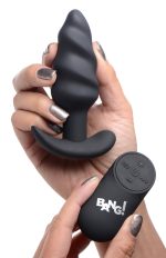 21x Silicone Swirl Plug With Remote -Black - Image 3