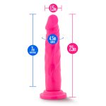 Neo - 7.5 Inch Dual Density Cock - Neon Pink - Image 6