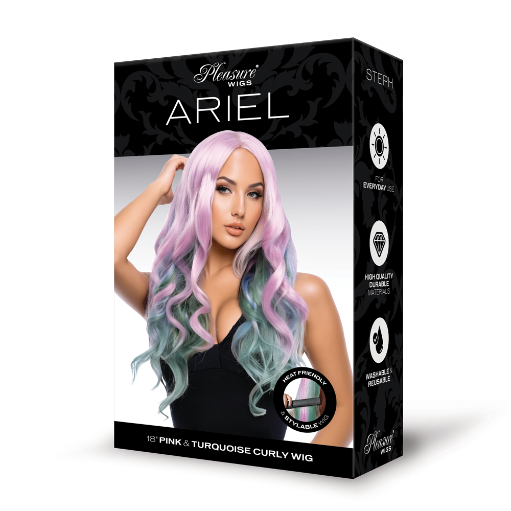 XiYAhPm3 Ariel Premium Stylable Wig - Pink/turquoise - Image 1