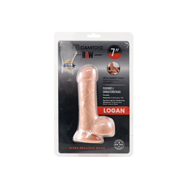 XjaJNwwC Raw Dildo Ultra Realistic Logan - Light - Image 1