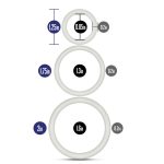 Performance - Vs4 Pure Premium Silicone Cockring Set - White - Image 6