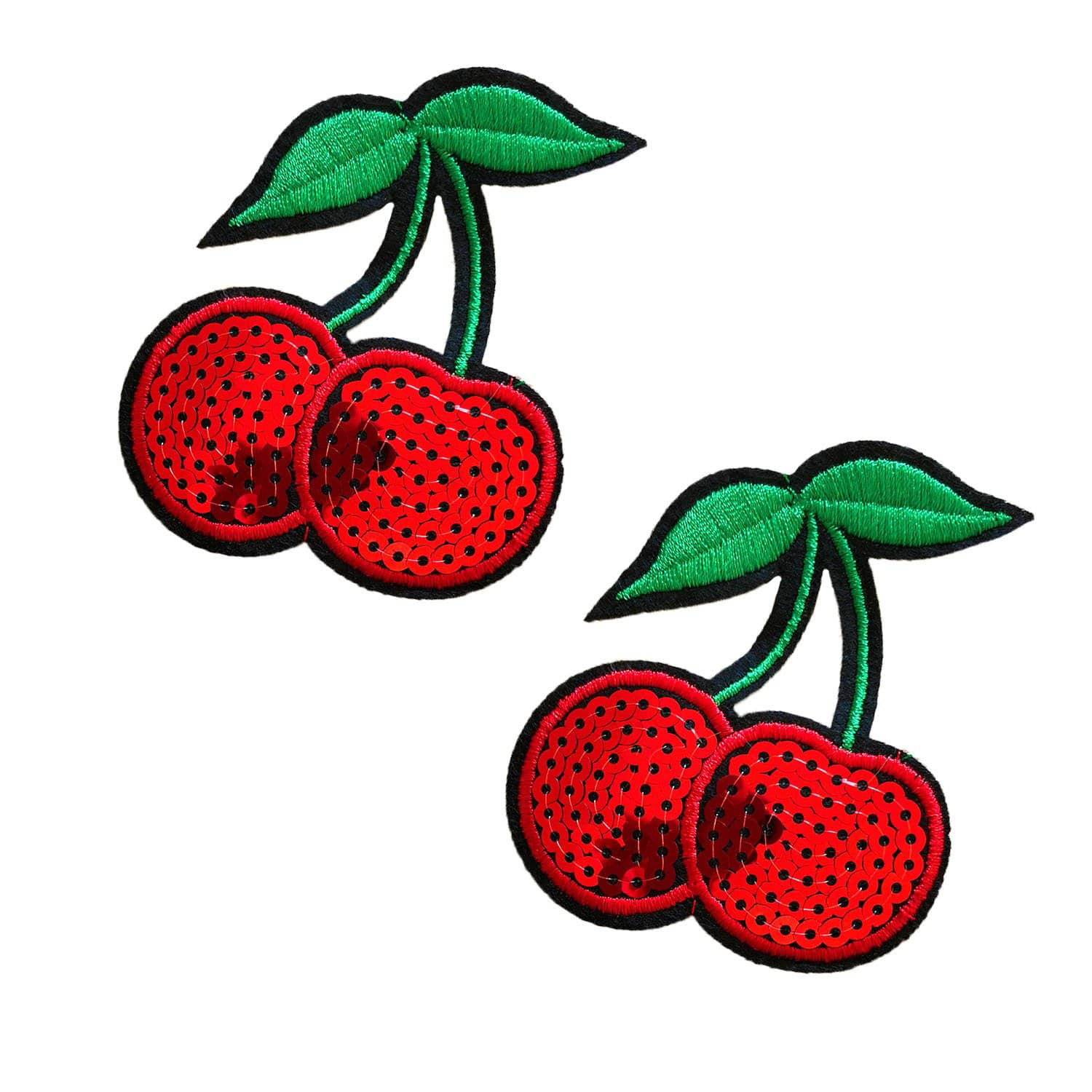 XzJCp4J74F7wpWVIshX9KFNNWff9mywJ Cherry Licious Sequin Nifty Nipztix Nipple Cover Pasties - Image 1