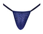 Diamond Mesh Posing Strap - One Size - Navy - Image 3