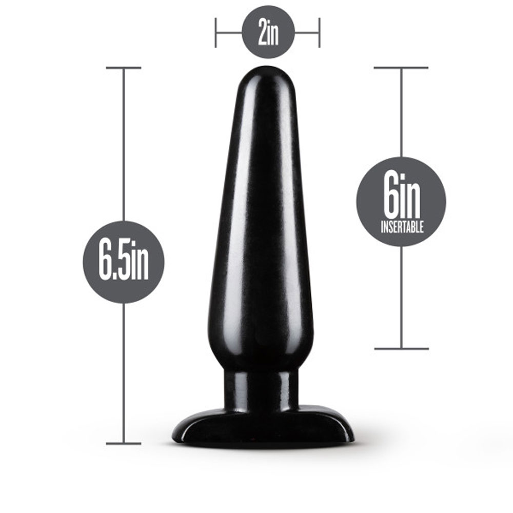 YJmUznCAnllzMMsaCY7FqsE5Wl5g4ikj Anal Adventures - Basic Anal Plug - Large - Black - Image 1