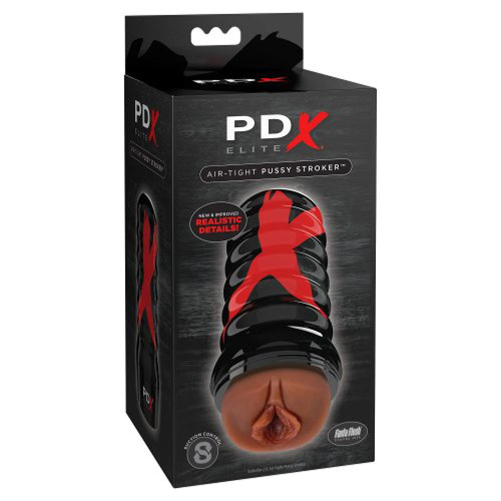 YLPEZ9xB7jhnU38U0EH3y1paLvqvQVeJ Air-Tight Pussy Stroker - Brown - Image 1