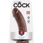 King Cock 8-Inch Cock Brown