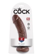 King Cock 8-Inch Cock Brown - Image 4